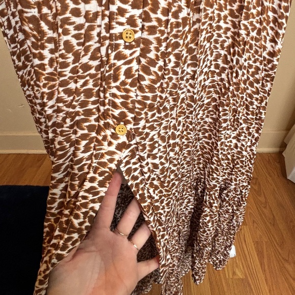 NWT MINKPINK Brown Leopard High Low Dress - Picture 4 of 12